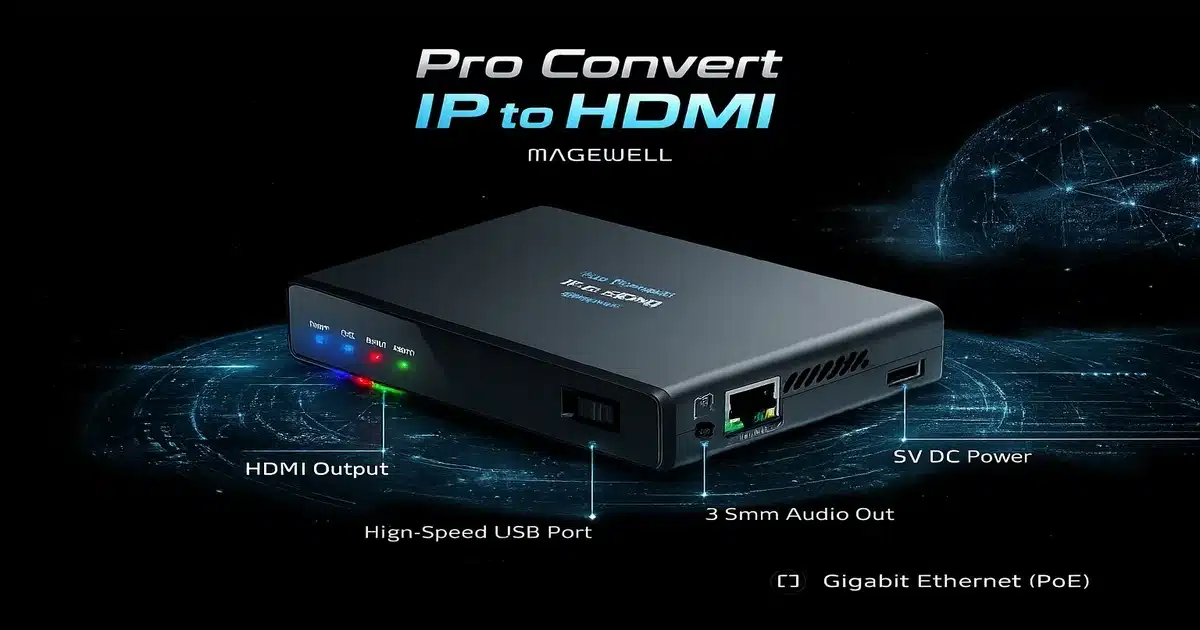 Magewell Pro Convert IP to HDMI: Applications, Features & Flexibility